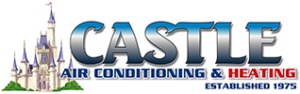 Castle Air Conditioning & Heating logo used on the website.