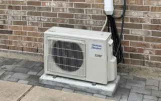 heat-pumps-heaters-furnaces-stay-warm-in-houston | Castle AC & Heating Image of heat pump that was installed by Castle